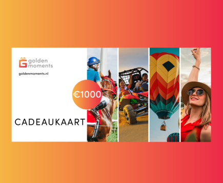 €1000 Flexibele Golden Moments Cadeaukaart