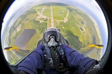 Vliegen in een straaljager (L-39 Albatros) in de Verenigde Staten